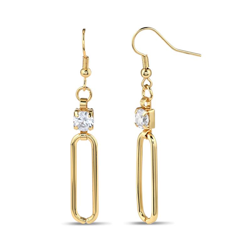 Paperclip Chain Earrings
